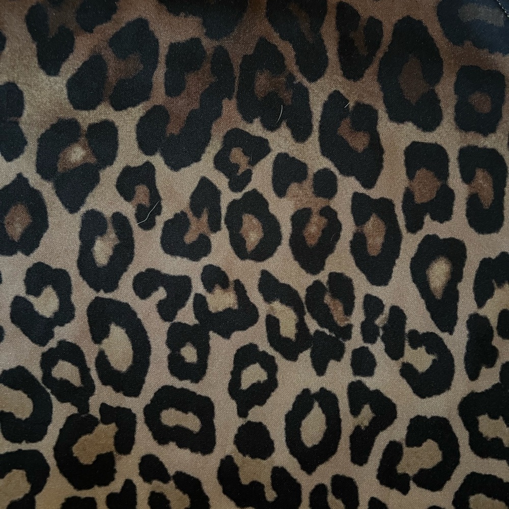 Tahari Leopard Print Scuba Sweatshirt - Picture 8 of 8